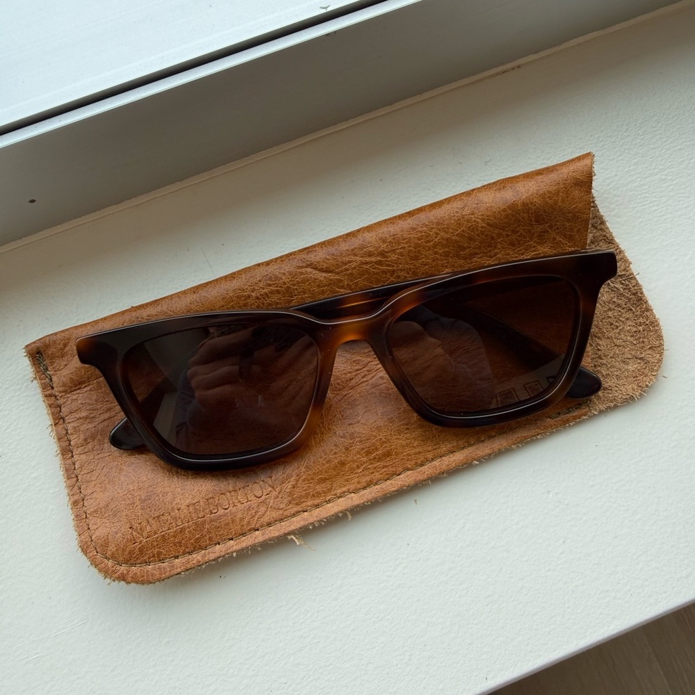Natalie Borton Designs Malibu sunglasses with case